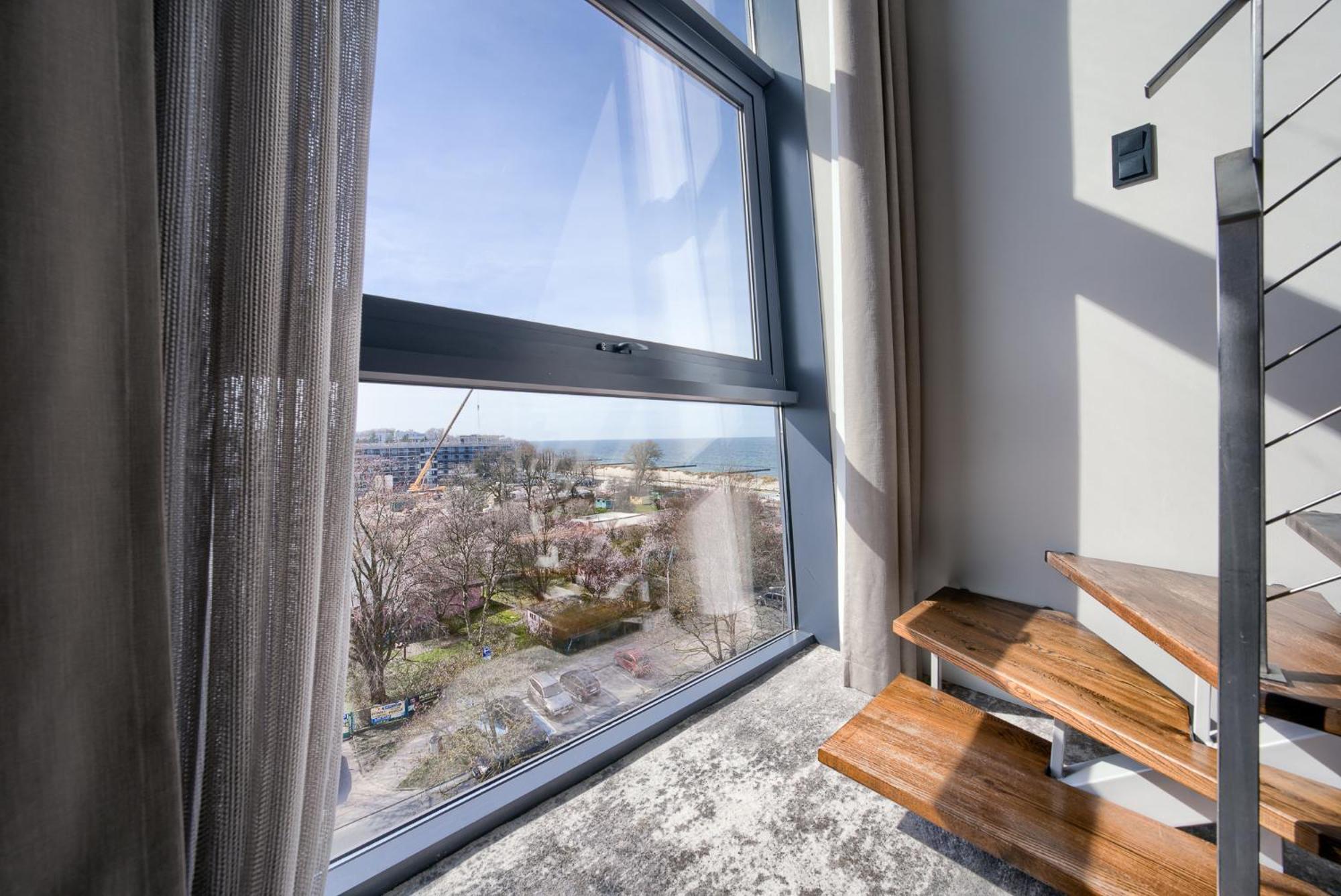 Apartamentyprzymorzu Marine***** Apartament Dwupoziomowy Z Widokiem Na Morze Колобжег Экстерьер фото