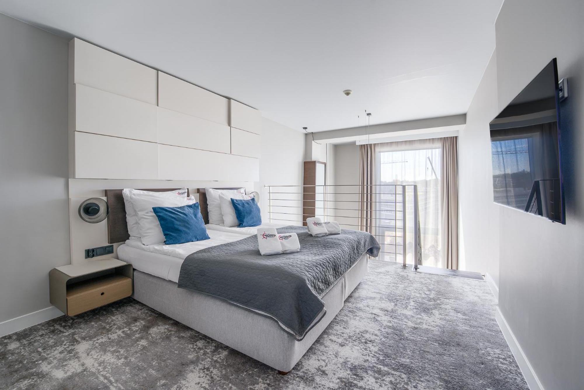 Apartamentyprzymorzu Marine***** Apartament Dwupoziomowy Z Widokiem Na Morze Колобжег Экстерьер фото